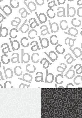 小写英文字母背景矢量素材