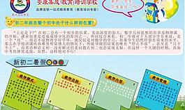 教育机构暑期招生海报矢量素材