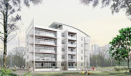 房屋外景效果图图片