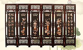 屏风图片