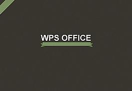 WPS office产品介绍PPT模板