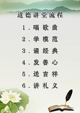 家庭美德展板图片