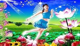 花仙女图片