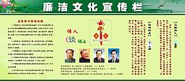 廉洁文化宣传栏图片