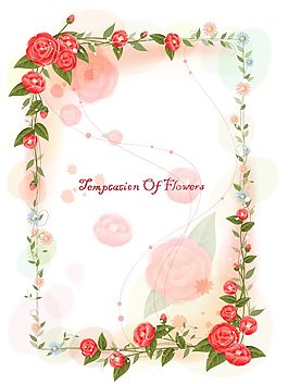 玫瑰花边框