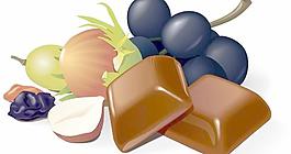 巧克力水果图片