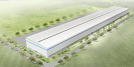 工业 厂房鸟瞰图图片