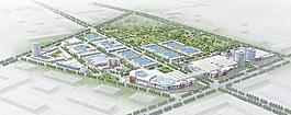 大庆市小商品批发城鸟瞰图图片