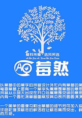 水果商标草莓图片