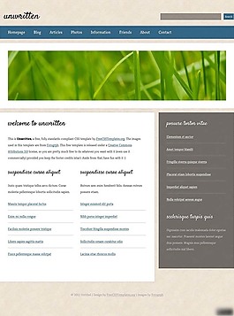 麻布复古质感背景网页模板