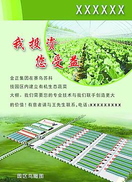 种植大棚宣传页图片