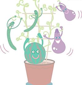 水果素菜漫画图片