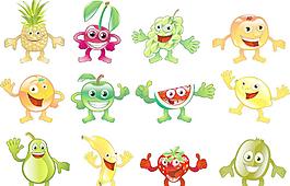 可爱卡通水果表情图片