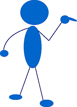 剪贴画stickman点