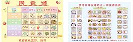 周食谱图片