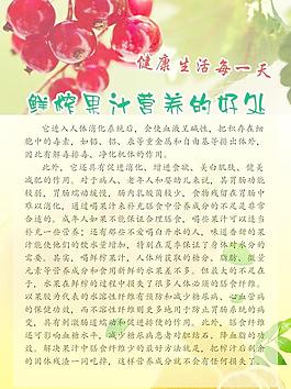 鲜榨果汁单页图片