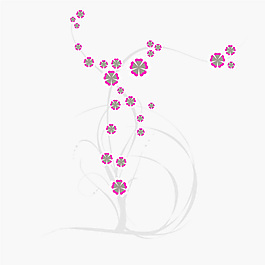 时尚花纹元素矢量素材