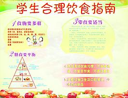 学生合理饮食指南图片