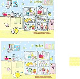 厨房 卡通世界图片