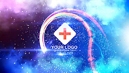 五彩粒子环绕LOOG演绎