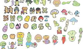 50个可爱蔬果图片