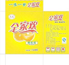 全家欢果味饮料图片