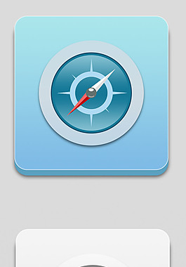 时钟指南针图标