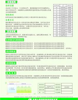 福星少儿两全保险图片