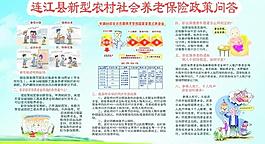 养老保险 宣传栏图片