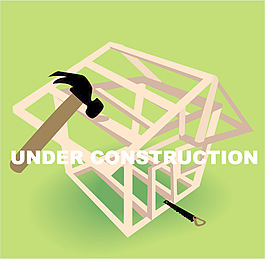 两个constructionrelated剪贴画