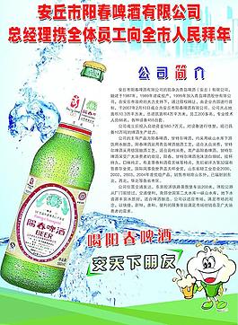 阳春啤酒图片