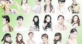 青春靓丽时尚美女PSD图片素