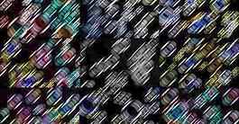 超酷斜线圆形背景PSD分层素