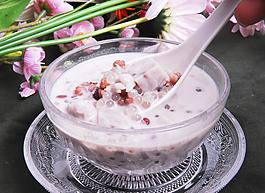 甜品香芋红豆西米露图片