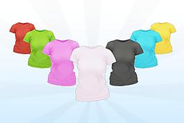 圆领文化衫PSD图片素材