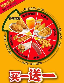 烤肠促销海报图片