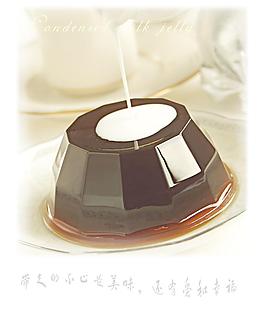 炼乳布丁图片
