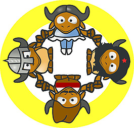 GNU圆夹艺术