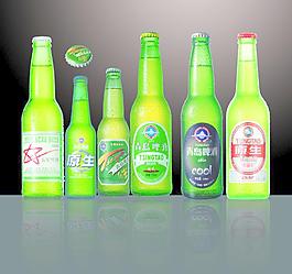 青岛纯生啤酒 分层图图片