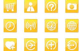 日常生活指示标志矢量图  AI