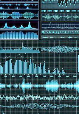 音乐波动频率图图片