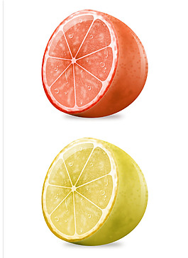 可口美味的橙子