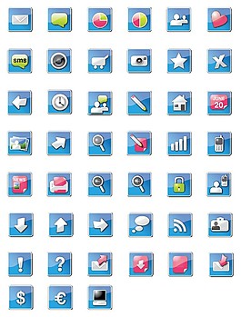 手机图标矢量图