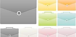 公文包文件包图标矢量素材