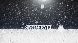 落雪的AE LOGO特效