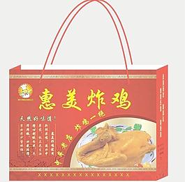 炸鸡手提袋图片
