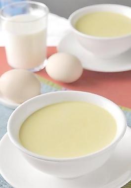 牛奶炖蛋图片