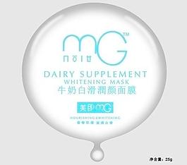 牛奶 白滑 润颜 面膜图片