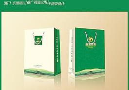 森海明珠手提袋设计图片