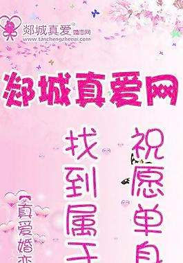真爱婚恋网宣传展架图片